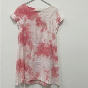 Stark X Tie Dye ruffle sleeve Dress Gauze size XS